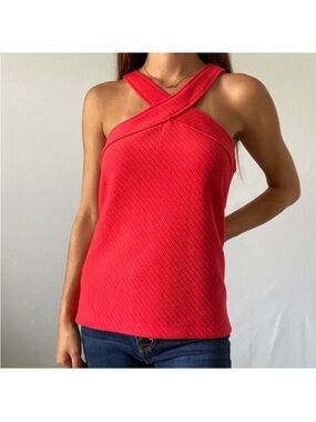 Anthropologie Cross-X Neck Tank Top